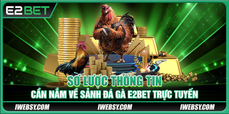 Sơ lược thông tin cần nắm về sảnh đá gà E2BET trực tuyến